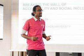 Falling Walls Lab - Ganesh Abishek, Zweitplatzierter