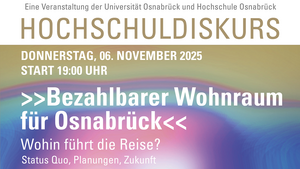 Plakat des Osnabrücker Hochschuldiskurses