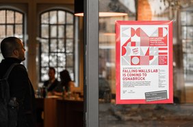 Falling Walls Lab - Poster mit Logo