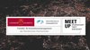 Meet Up und TIM Logo mit Stadt im Hintergrund
